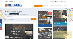Desktop Screenshot of opendotcom.it