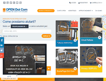 Tablet Screenshot of opendotcom.it